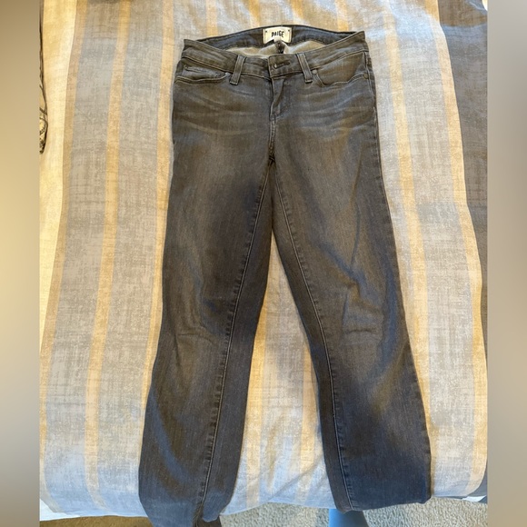 Paige dark faded grey jeans size 25 great condition - Picture 3 of 3